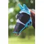Shires FlyGuard Pro Fine Mesh Fly Mask with Ears and Nose - Full - Teal